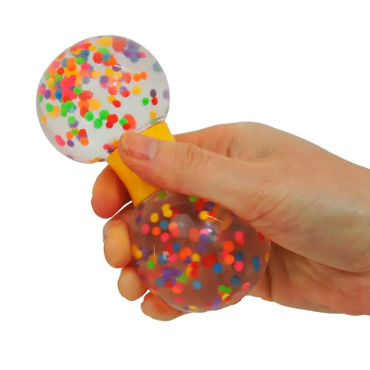Sensory Lab Squeez-E Swirl sensory fidget toy confetti filled squeeze motion for kids ages 3 and up
