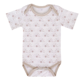 * Shine Copper Pearl Short Sleeve Body Suit