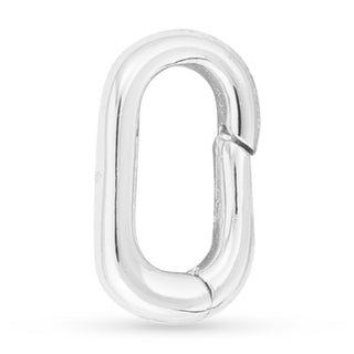 Sterling silver dipped set of 2 small charm clasps for Add-A-Charm necklaces and bracelets