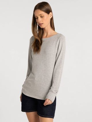 Stacy Top | Long Sleeve Crew Neck