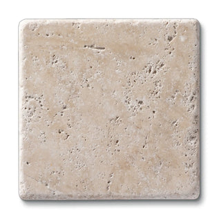 Natural Travertine Coasters Set of 4 FINAL SALE