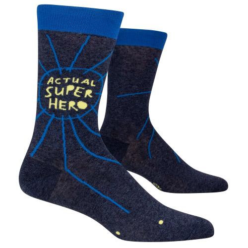 Actual Superhero Men's Crew Socks