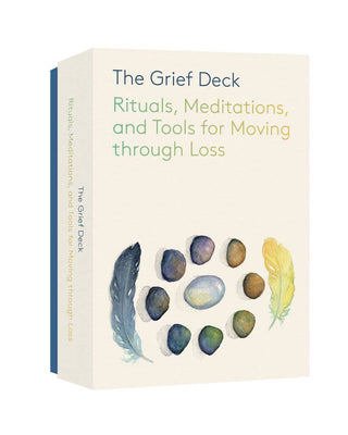 The Grief Deck — a set of 60 illustrated cards with prompts, activities, and grounding resources for processing loss and grief
