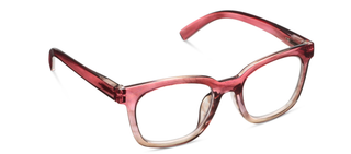 Peepers To The Max Progressive Blue Light Glasses – Rose Ombre Horn