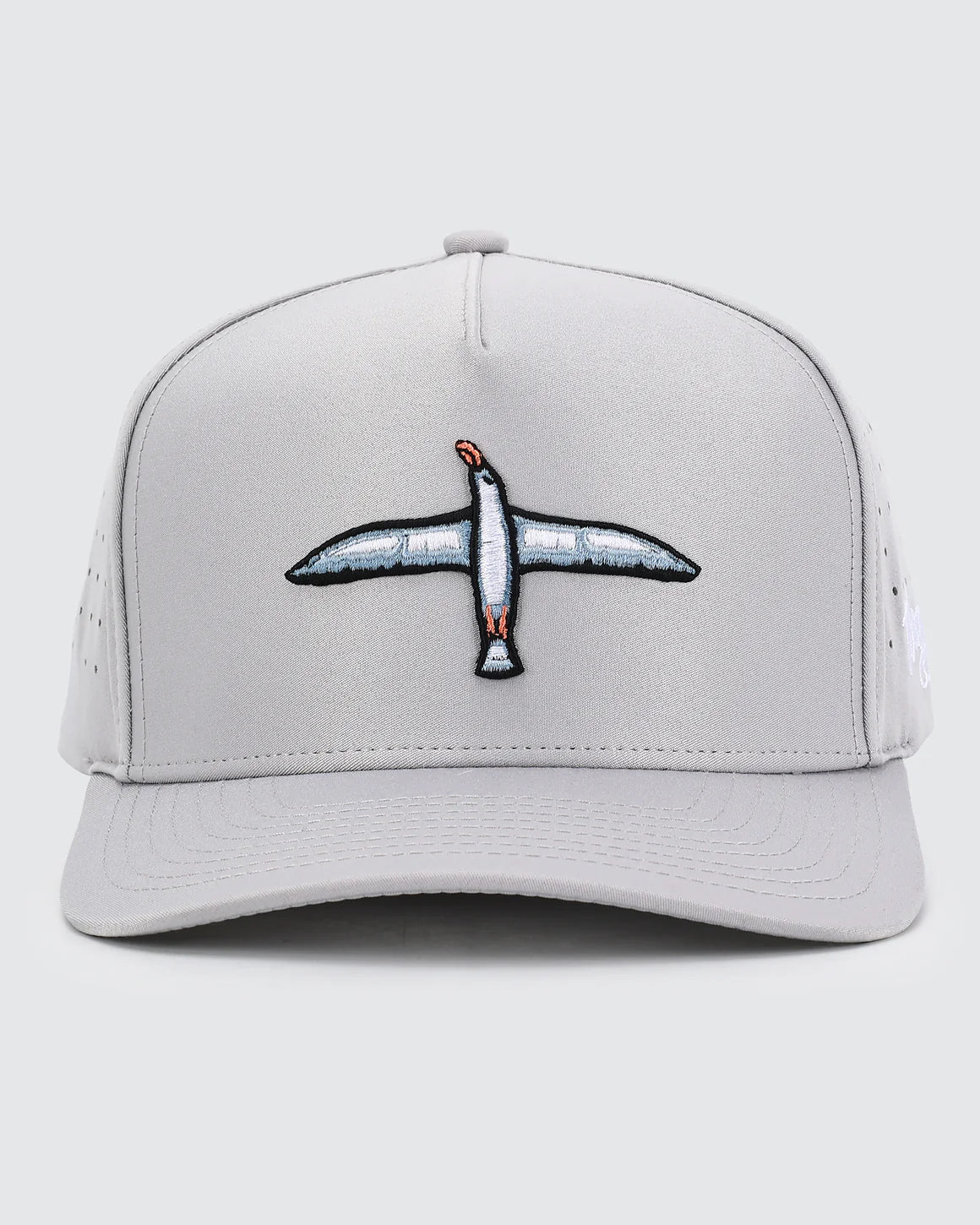 Waggle Albatross snapback golf hat with embroidered bird logo