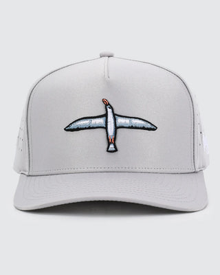 Waggle Albatross snapback golf hat with embroidered bird logo