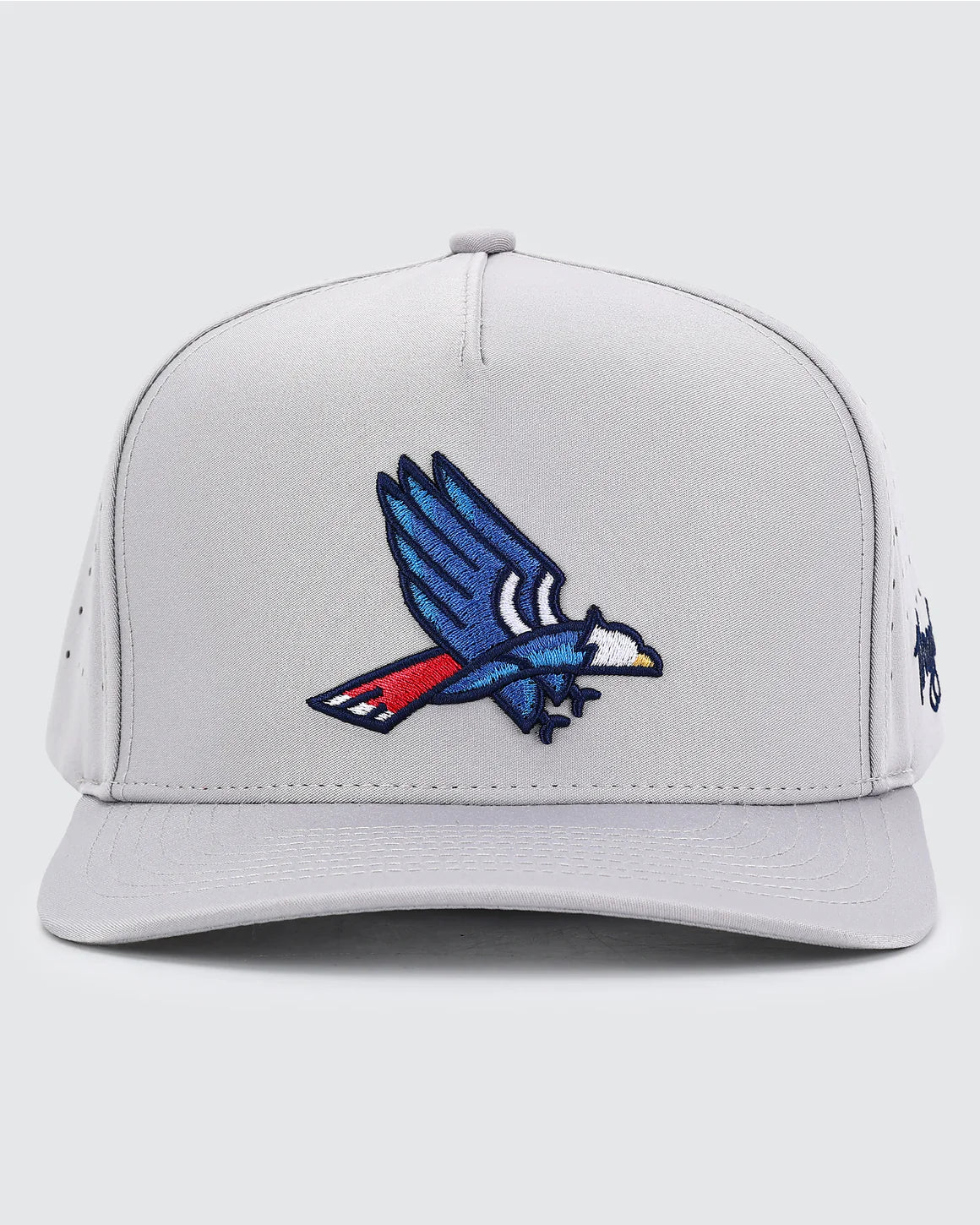 Waggle Patriot snapback hat with embroidered eagle logo