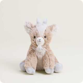 Warmies Junior Goat Plush microwavable stuffed animal with soft tan fur and lavender scent