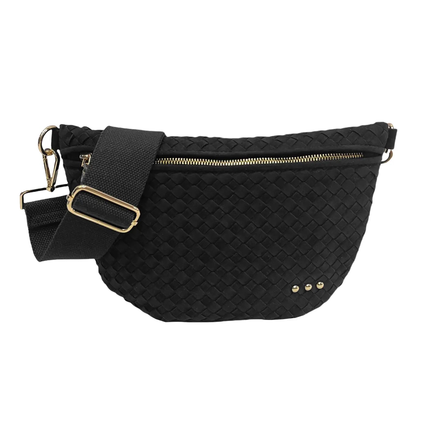 Suede Westlyn Woven Bum Bag