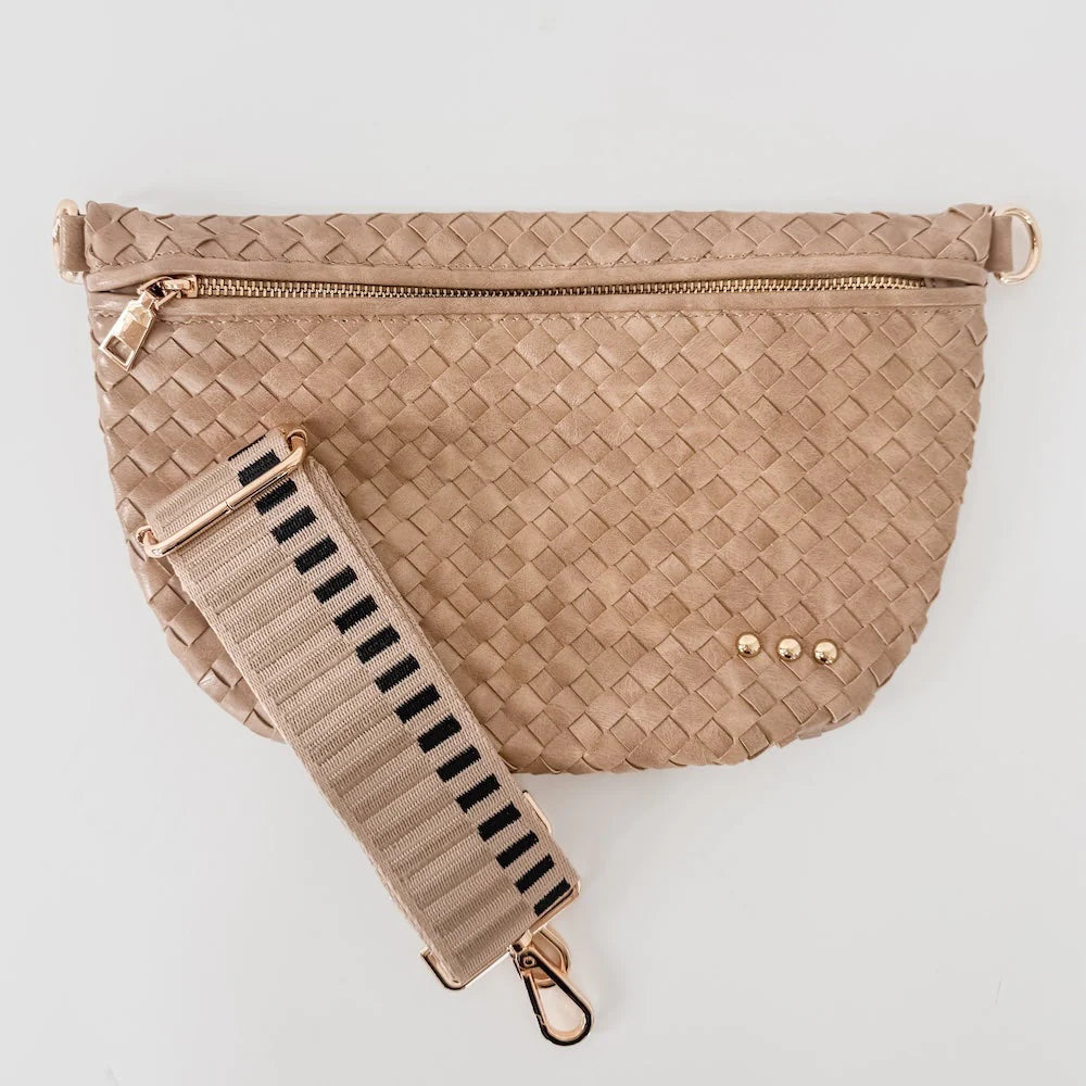 Westlyn Woven Bum Bag Taupe