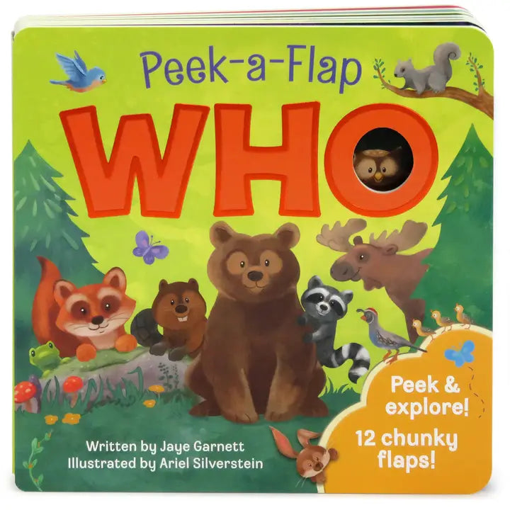 Peek A Flap Who Board Book