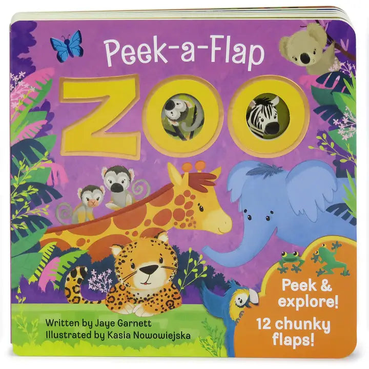 Peek A Flap Zoo Board Book