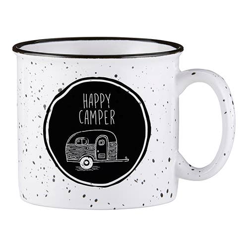 Campfire Mug - White - Happy Camper