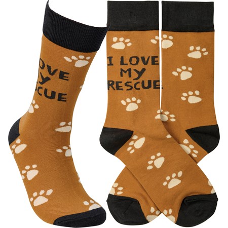 Socks I Love My Rescue