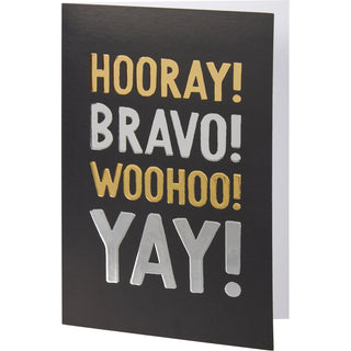 Hooray Greeting Card