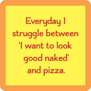 Funny Coaster Naked