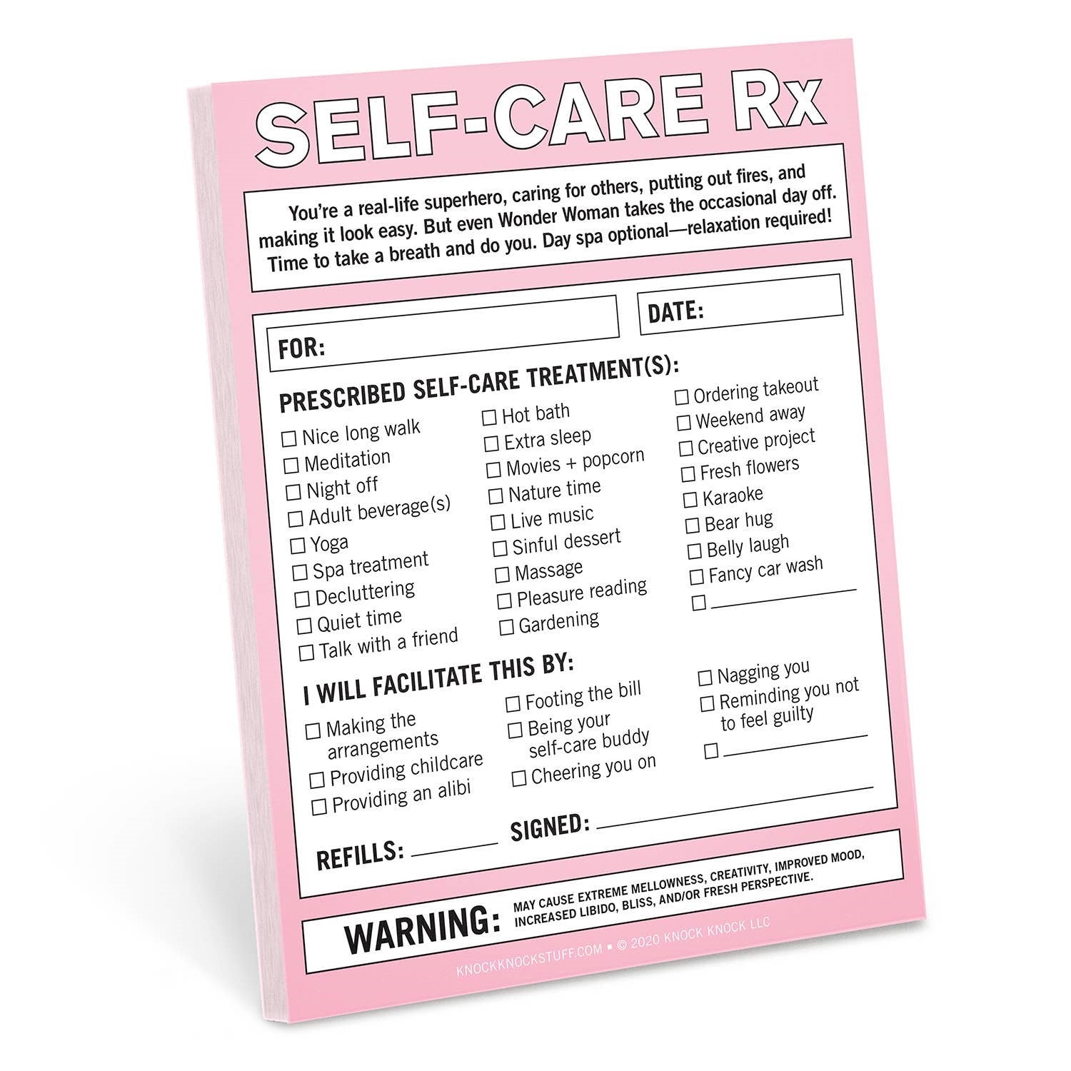 Self Care Rx Pad