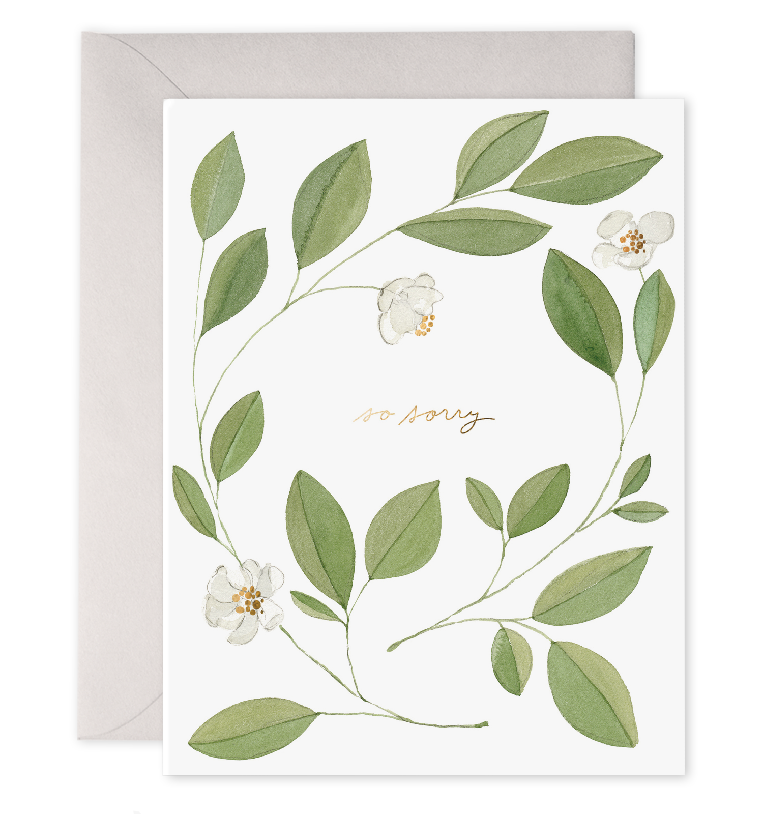 Magnolia | Sympathy Condolence So Sorry Greeting Card