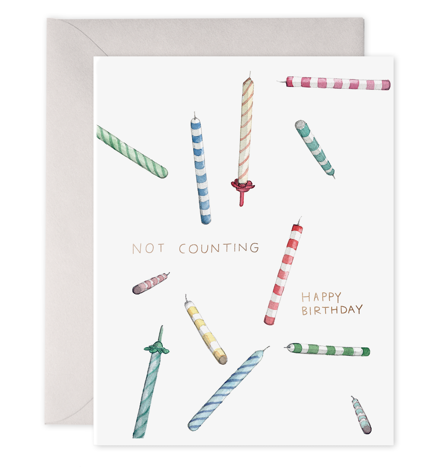 Not Counting Candles | Birthday Greeting Card