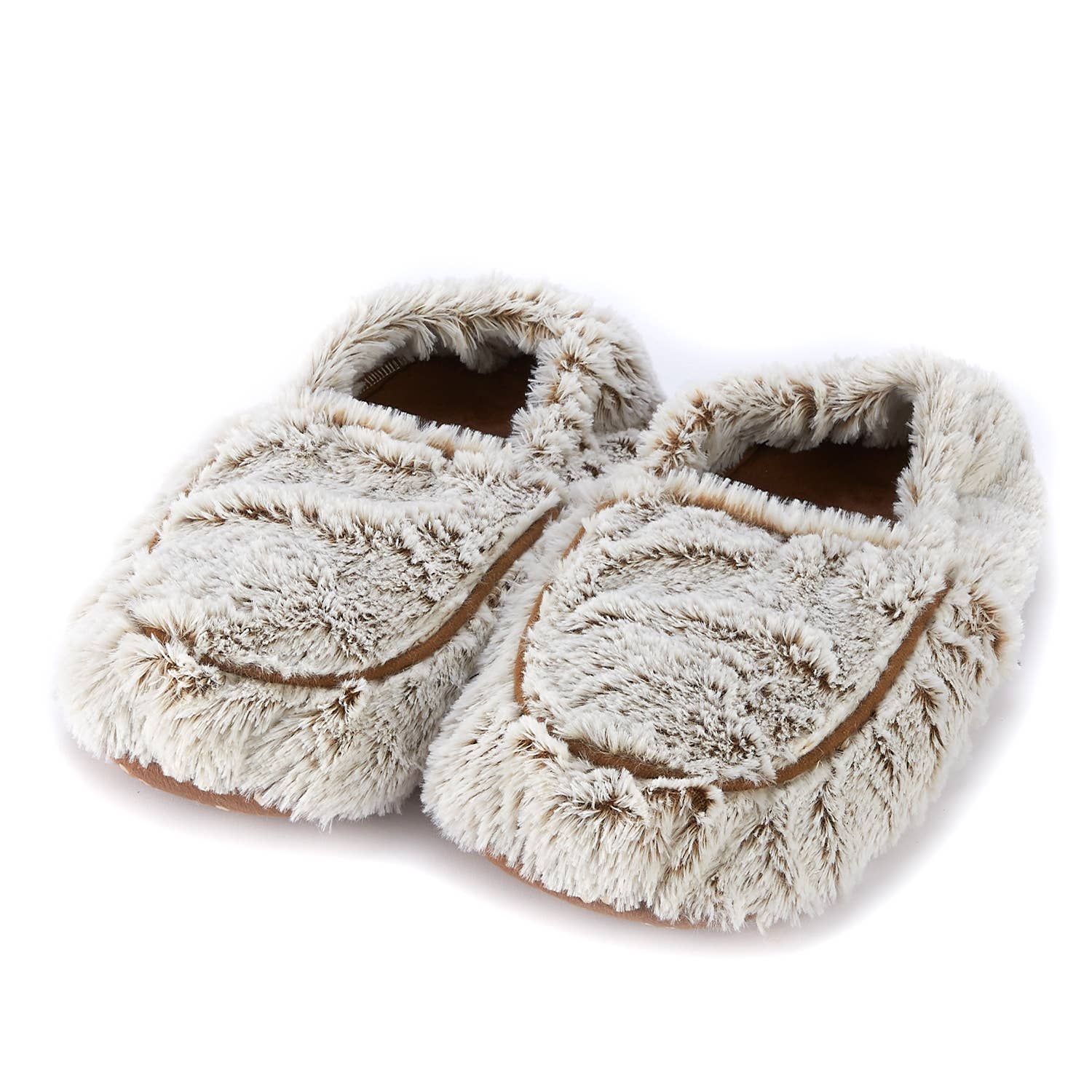 Warmies Slippers Marshmallow Brown