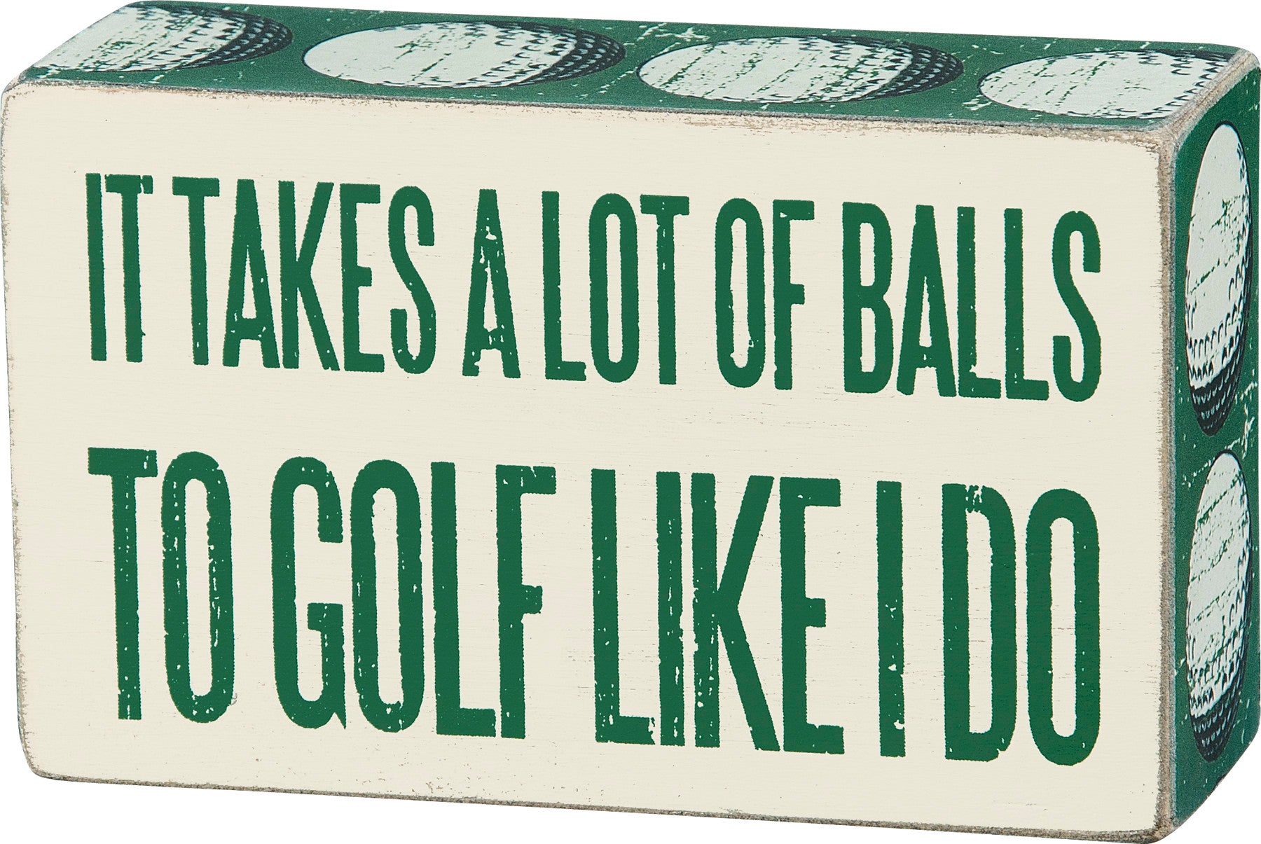 Lot Of Balls Golf Box Sign