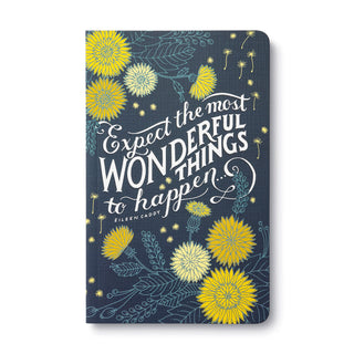 Expect The Most Wonderful Things Lined Journal