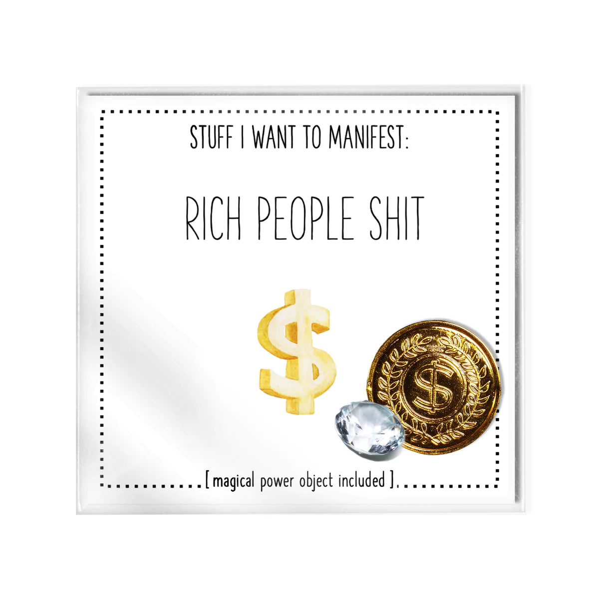 RIch People Shit Manifest Card