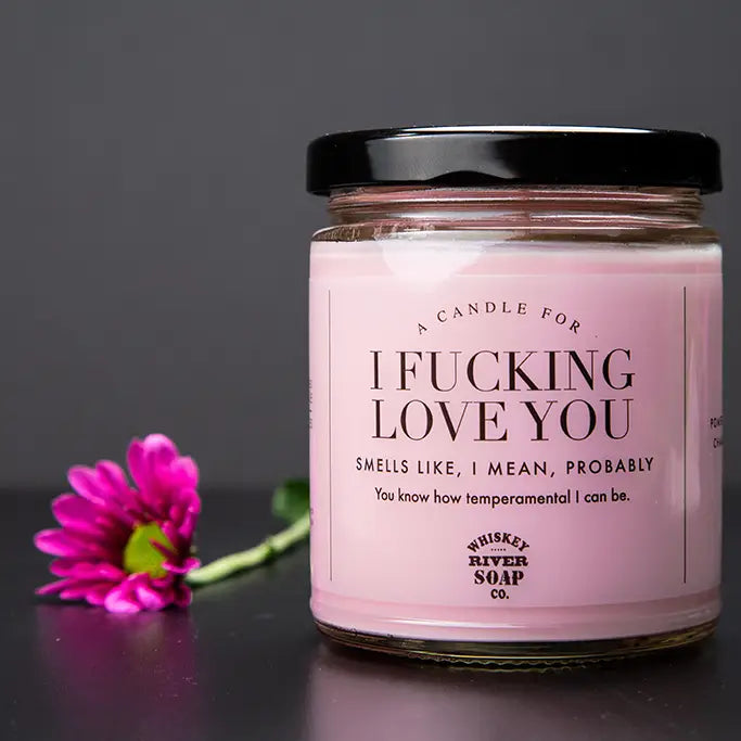 I F@cking Love You Candle