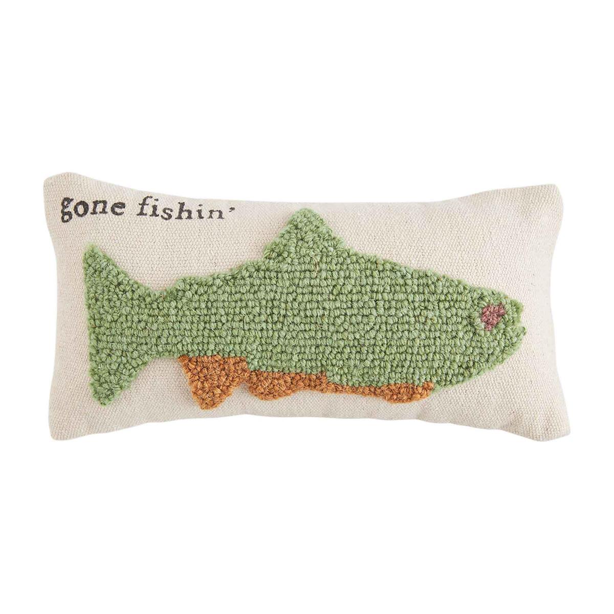 Gone Fishing Pillow