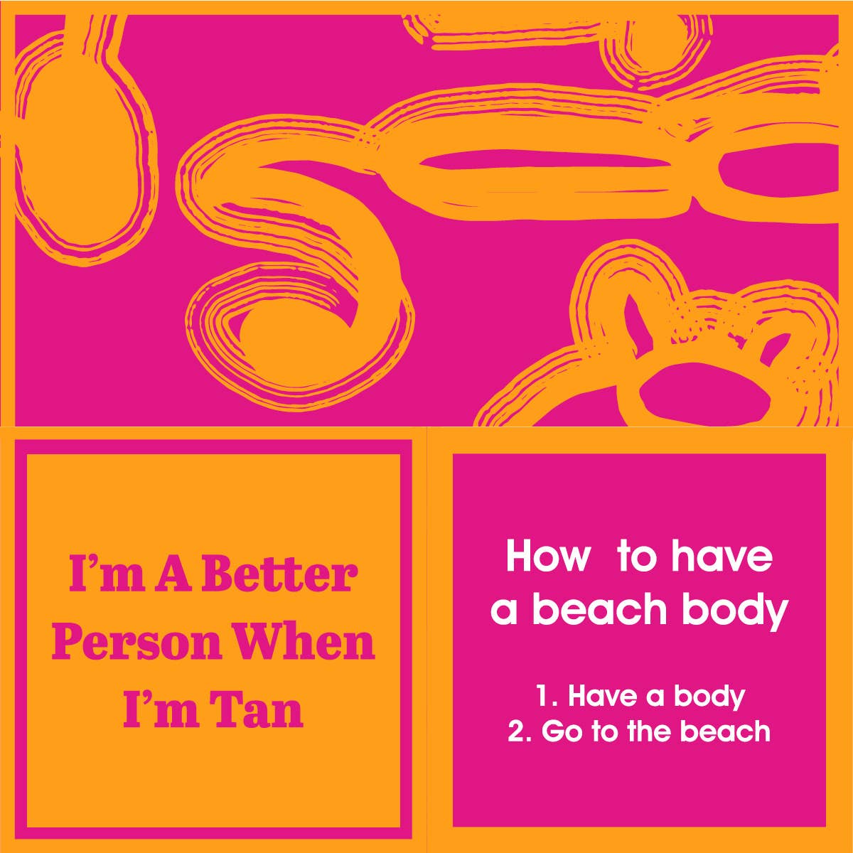 Paper Napkin:  BEACH Beach Body