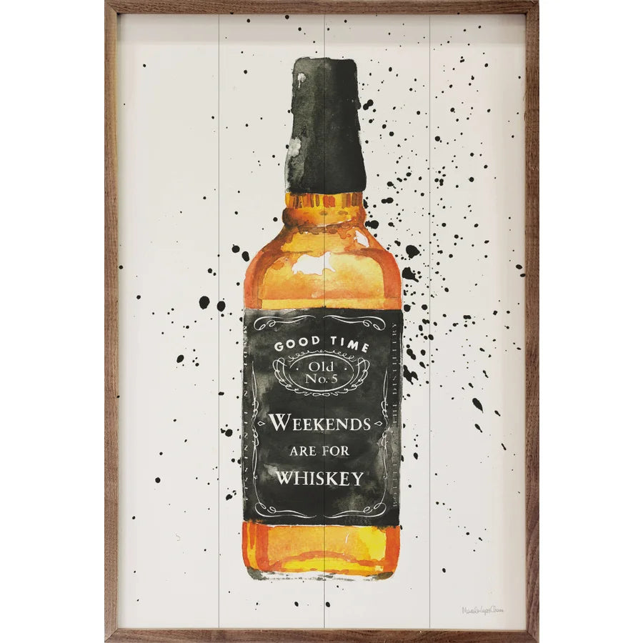 Weekends Are For Whiskey Wall Hanging