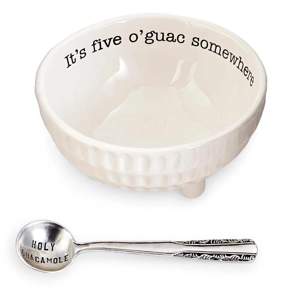 It's Five O'Guac Somewhere Dish Set