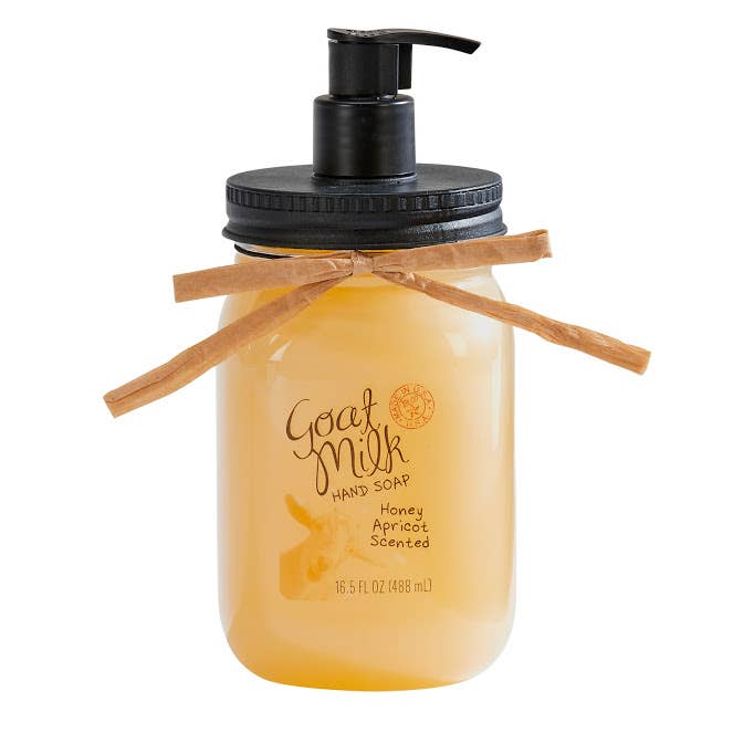 Goat Milk Honey Apricot Liquid Hand Soap 16.5oz