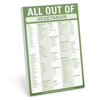 All Out Of Vegetarian Pad