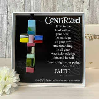Confirmed Cross: Handmade Glass