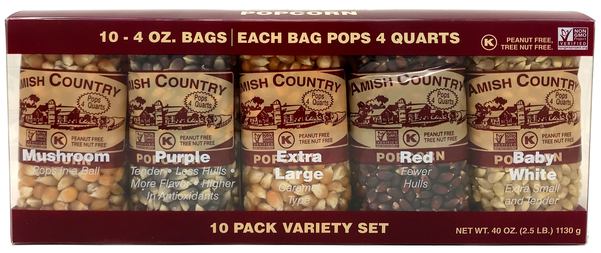10 pack Variety Pack Popcorn Set