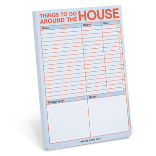 Things to Do Around the House Pad with Magnet (Pastel)