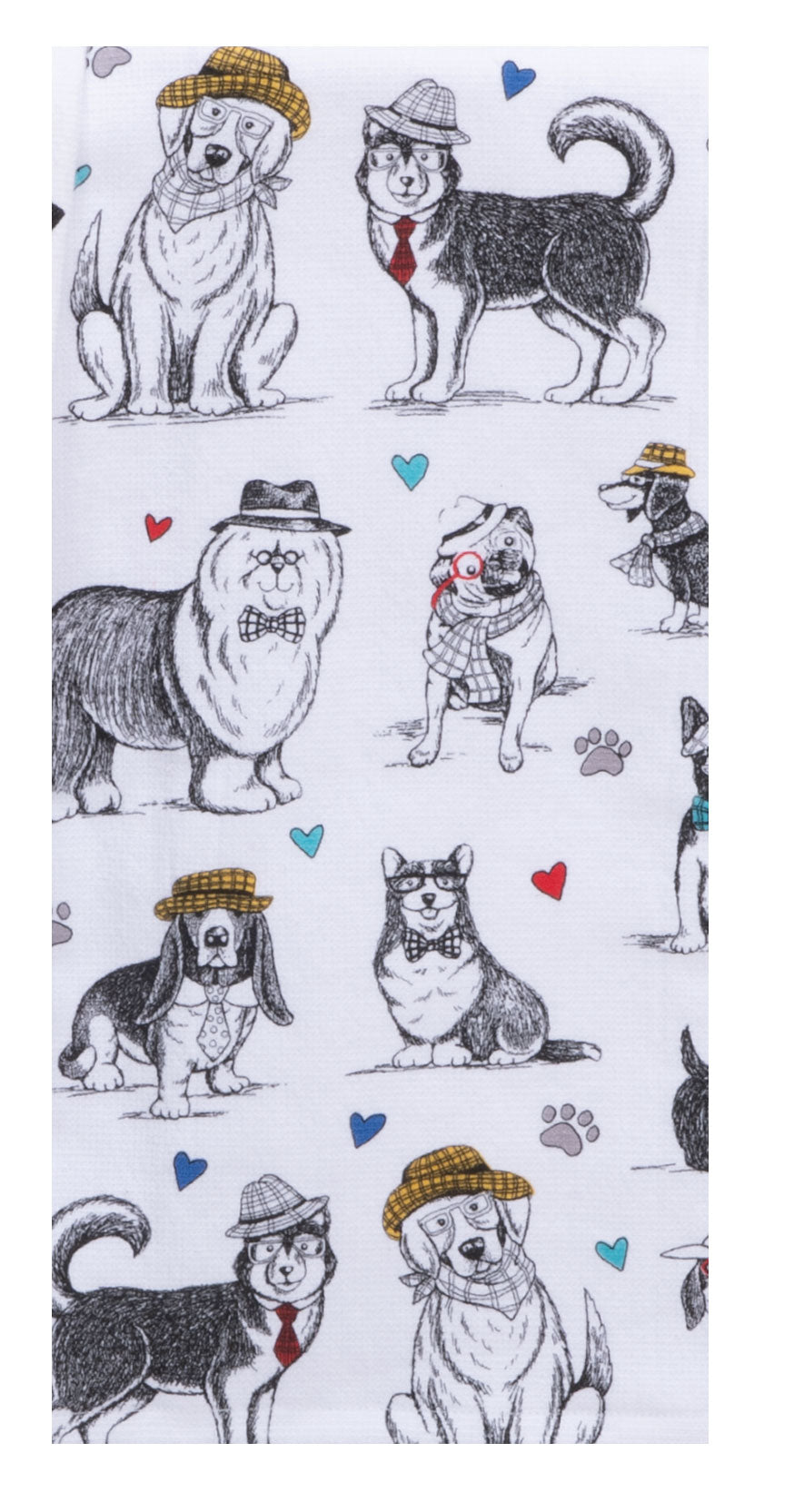 Allover Dog Dual Purpose Terry Towel