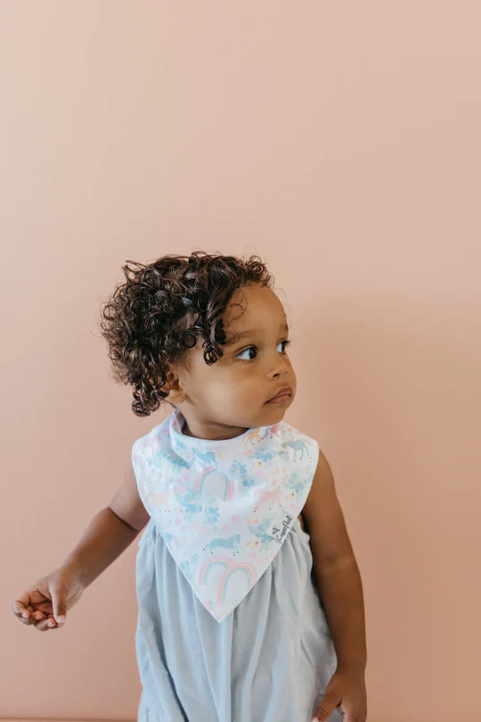 Whimsy Copper Pearl Bandana Bibs