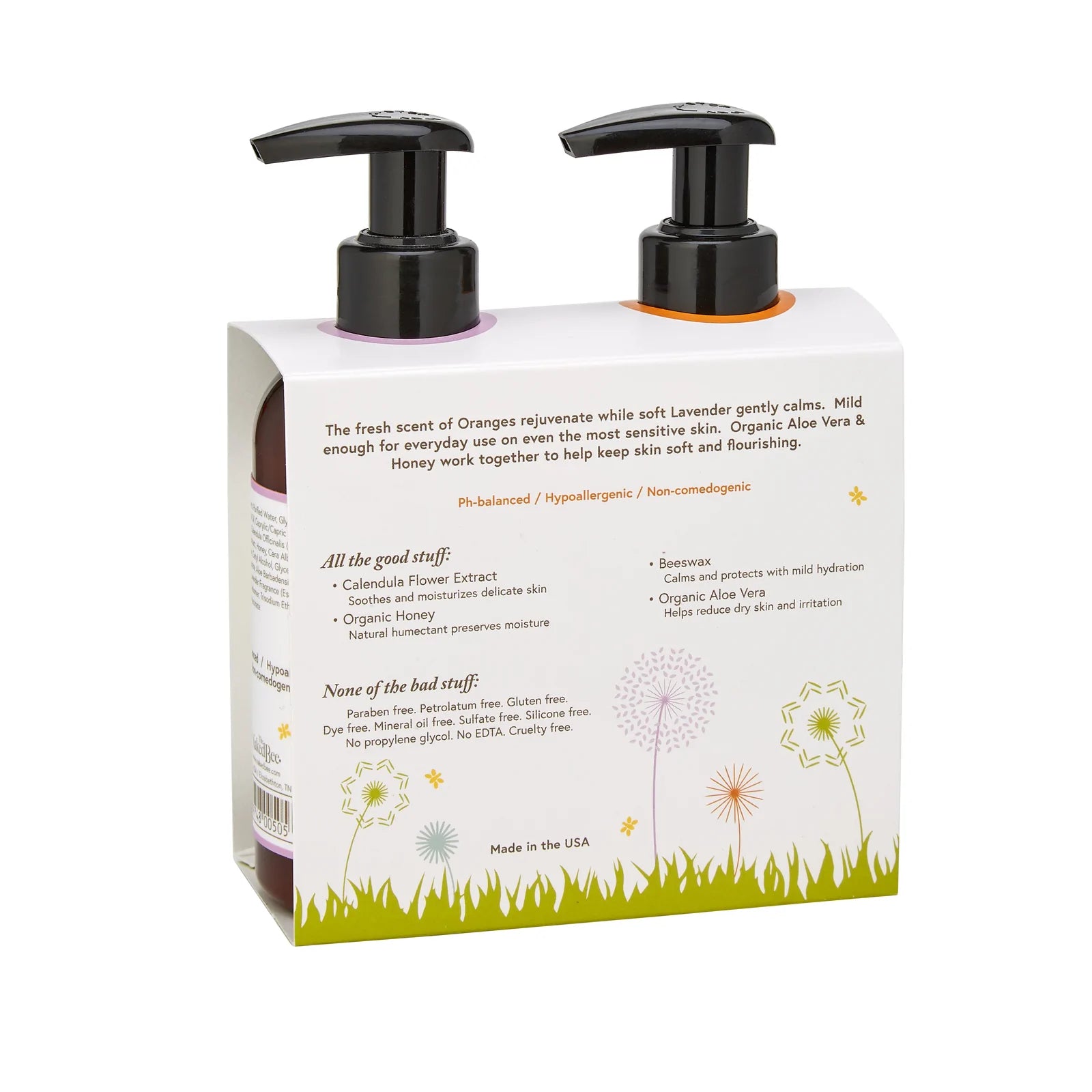 Lil Naked Bee Morning & Night Lotion Gift Set
