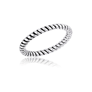 Small Twist Stacks Ring STK3
