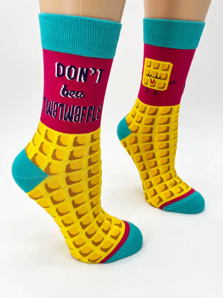 Don’t be a Twatwaffle Ladies Crew Socks