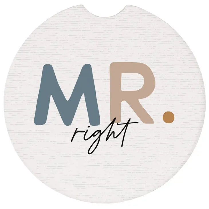Mr. Right - Car Coasters