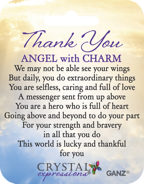 Thank You Angel With Charm
