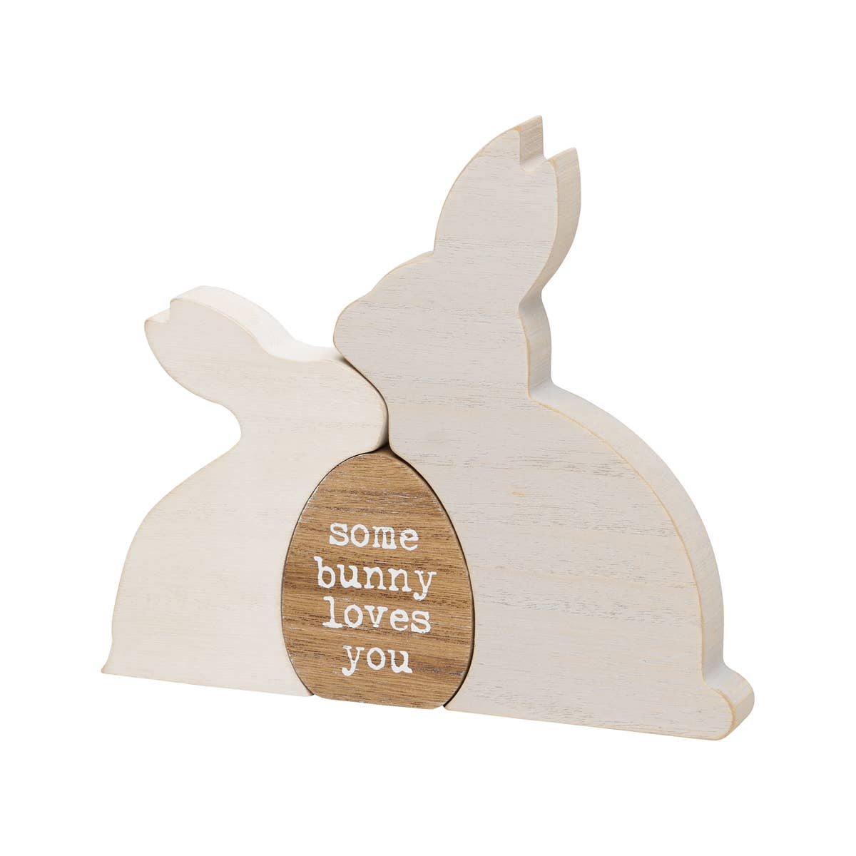 Loves You Bunny Cut Out Decor