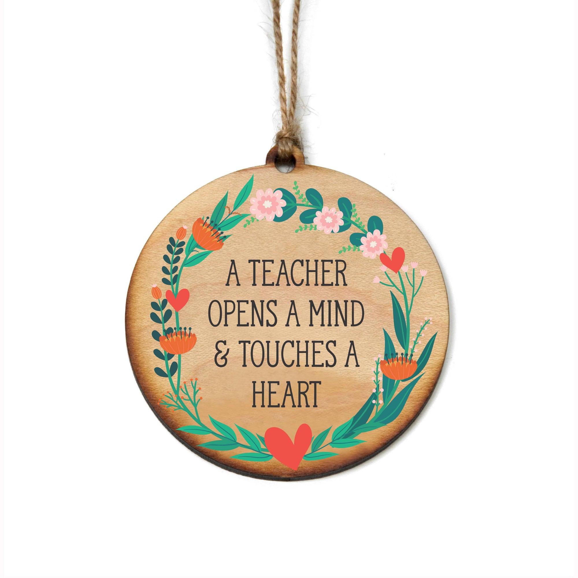 A Teacher Opens A Mind Christmas Ornament