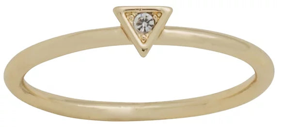 Triangle Gold Layer Rings 17/G