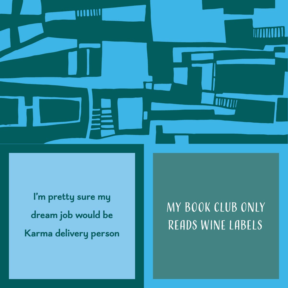 Napkin: Karma Delivery/Book Club