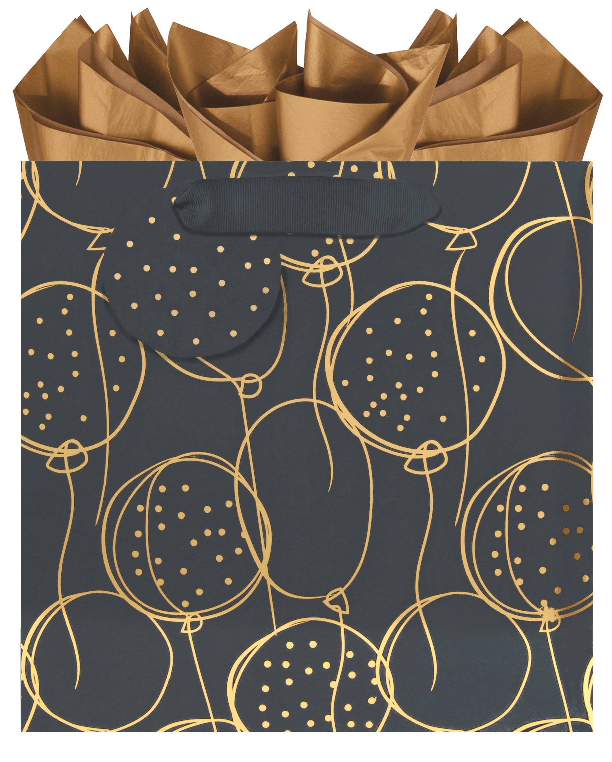 Golden Contour Medium Square Gift Bag