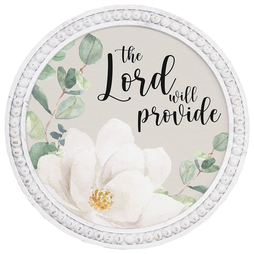 Lord Will Provide - Beaded Art Round